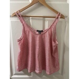 Primark Red Stripe Tank Top Size 8